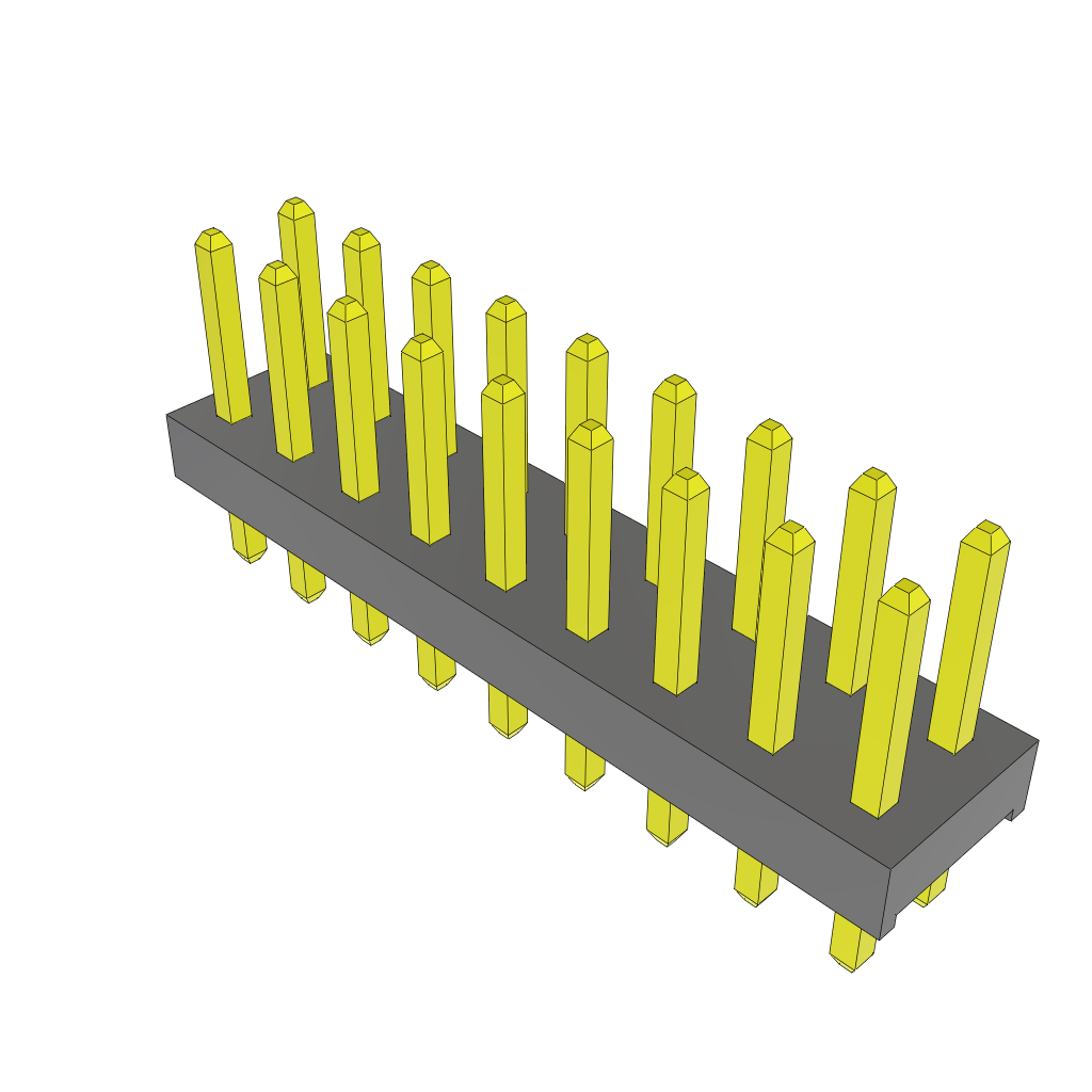 All Parts Connectors BTB Connectors MTMM-109-03-G-D-160 by Samtec