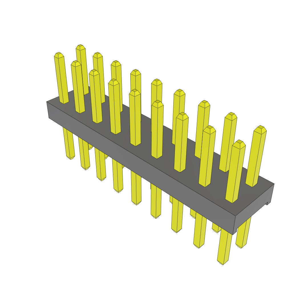 All Parts Connectors BTB Connectors MTMM-109-05-S-D-160 by Samtec