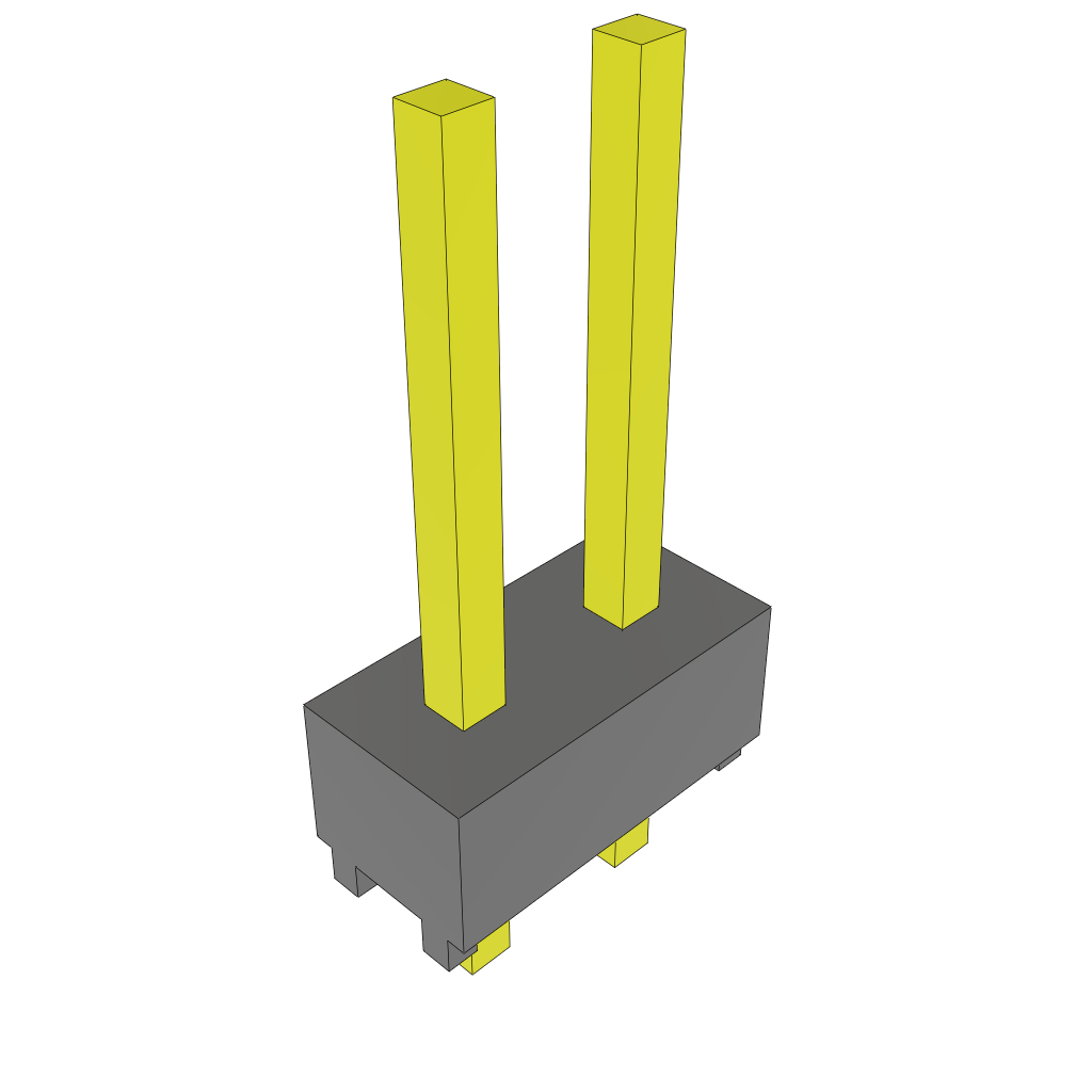 All Parts Power Products Batteries and Accessories Accessories Battery Housings-Cradles MTSW-101-07-G-D-275 by Samtec