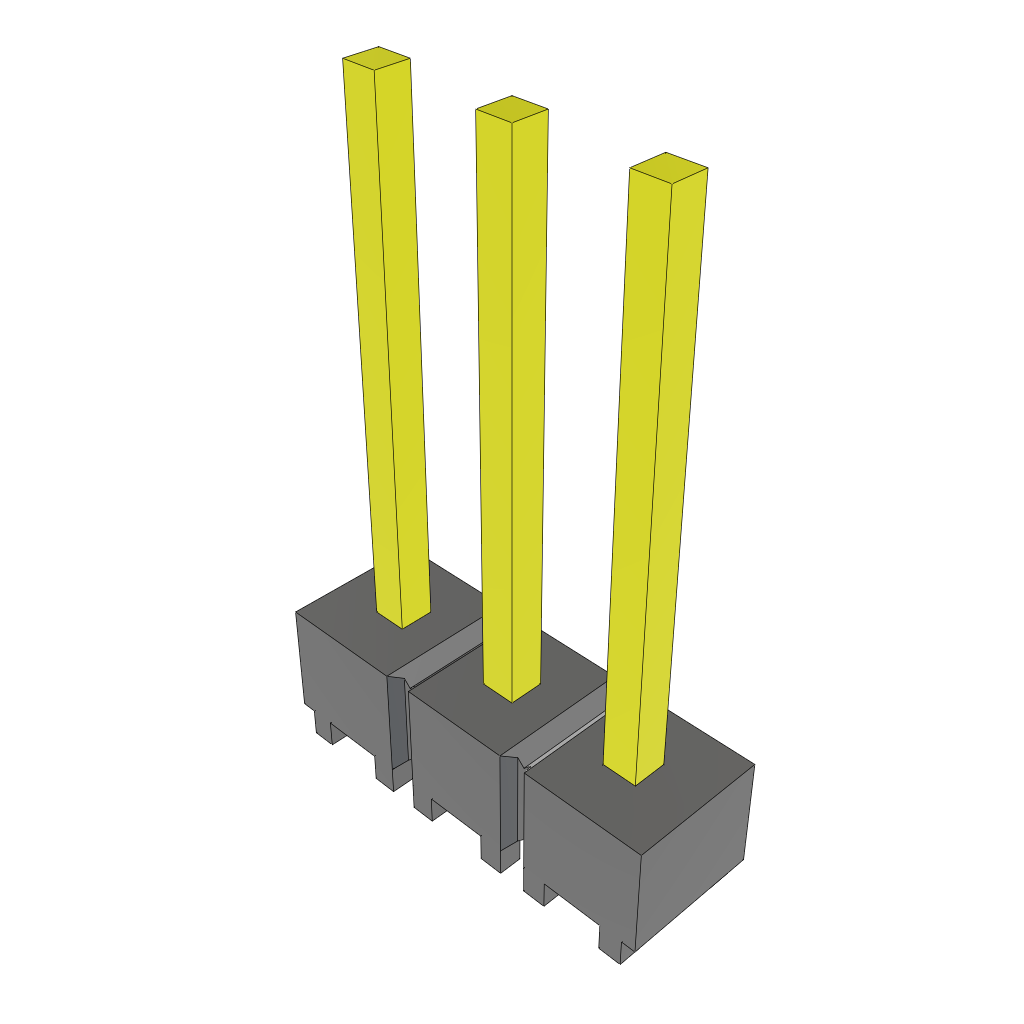 All Parts Power Products Batteries and Accessories Accessories Battery Housings-Cradles MTSW-103-24-G-S-370 by Samtec