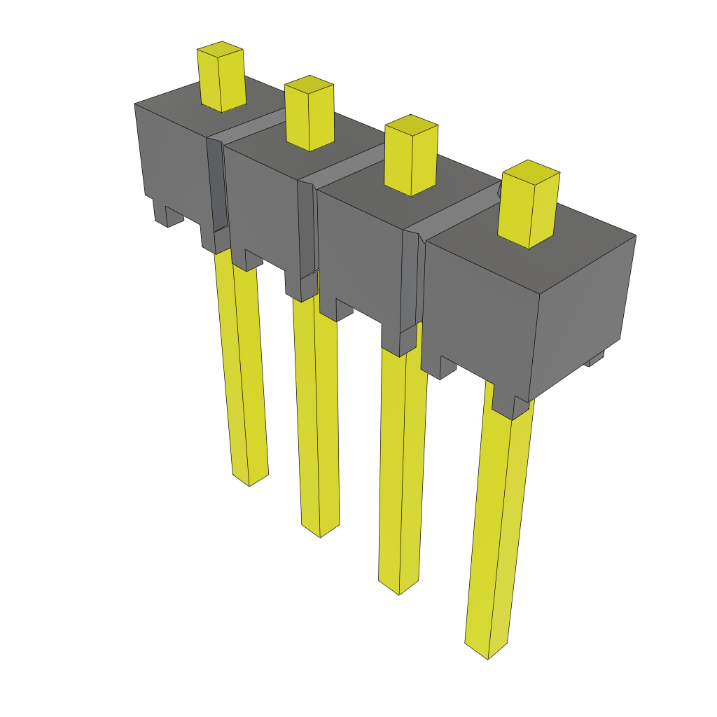 All Parts Power Products Batteries and Accessories Accessories Battery Housings-Cradles MTSW-104-07-T-S-044 by Samtec