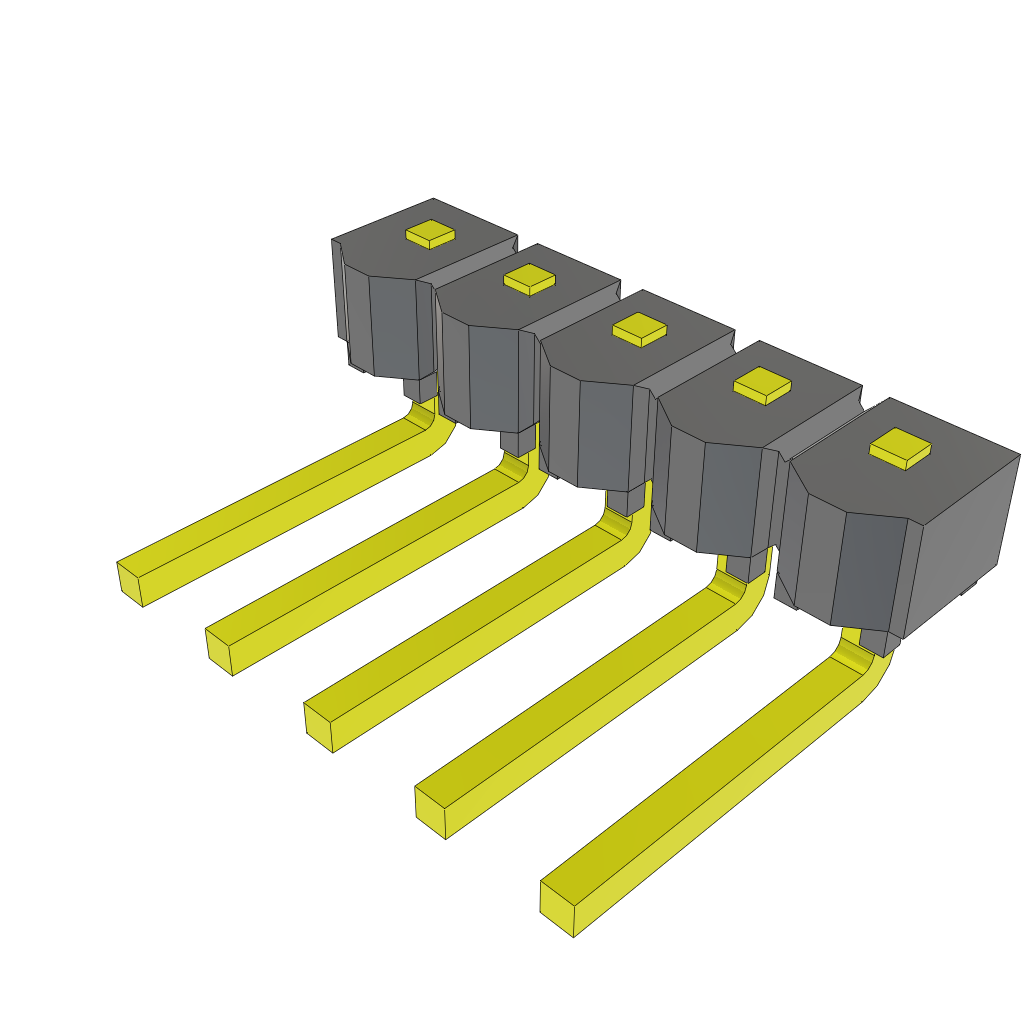 MTSW-105-07-G-S-007-RA by Samtec