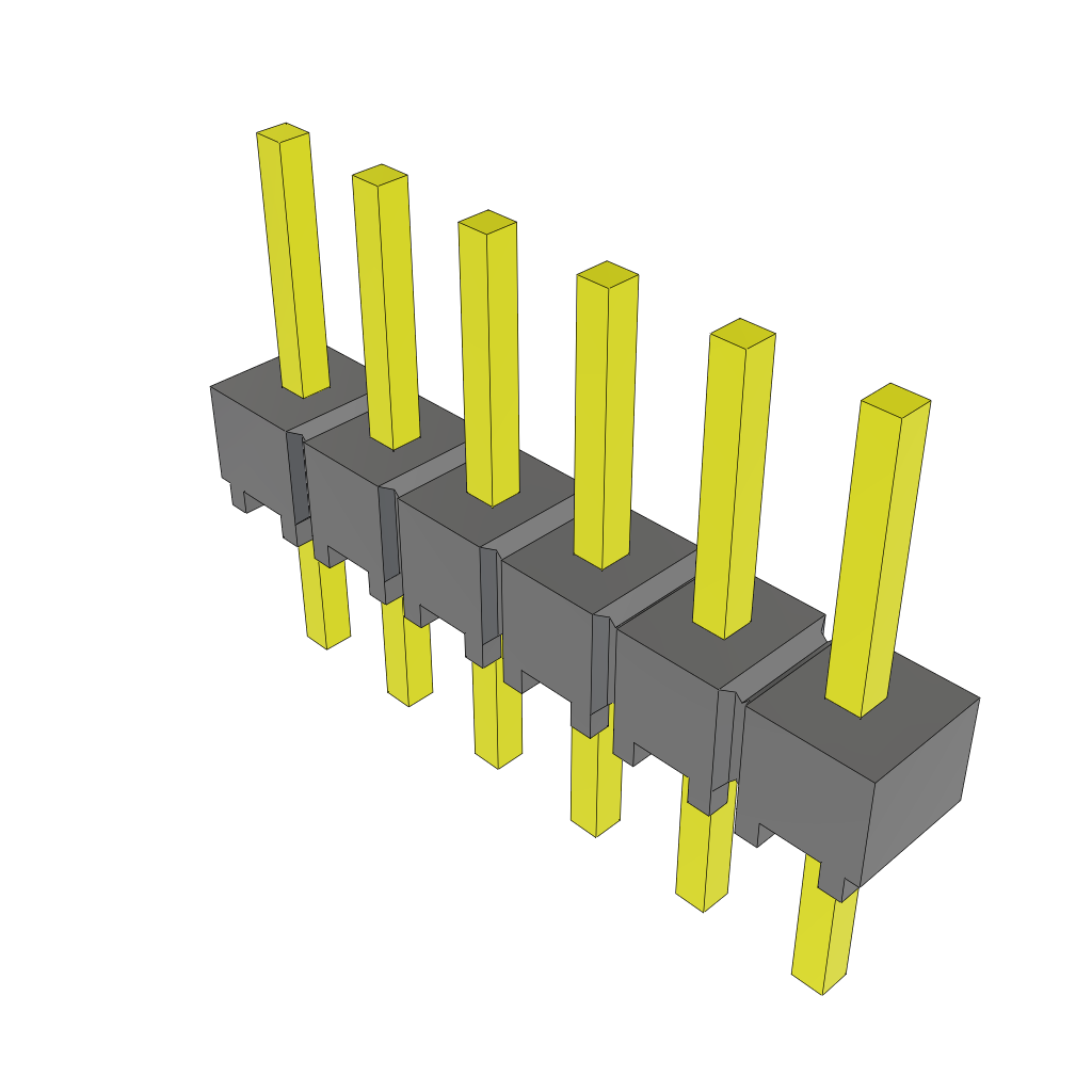 Headers & Wire Housings MTSW-106-07-L-S-196 by Samtec