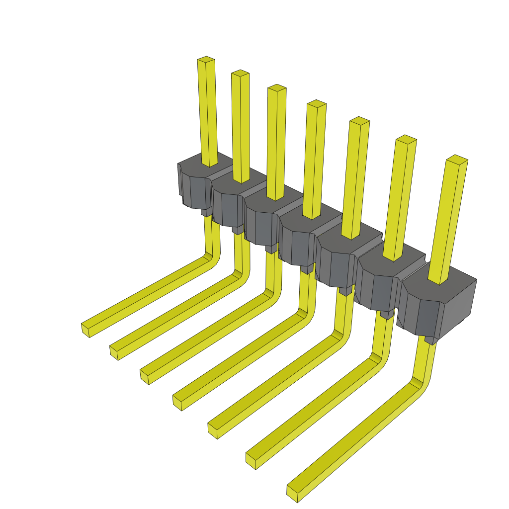 Headers & Wire Housings MTSW-107-10-G-S-240-RE by Samtec