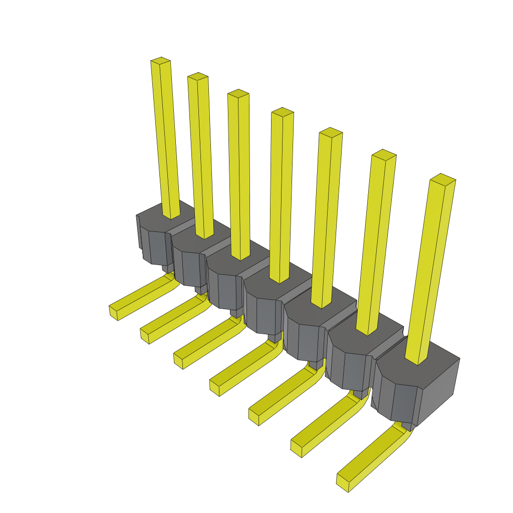 Headers & Wire Housings MTSW-107-22-T-S-325-RA by Samtec