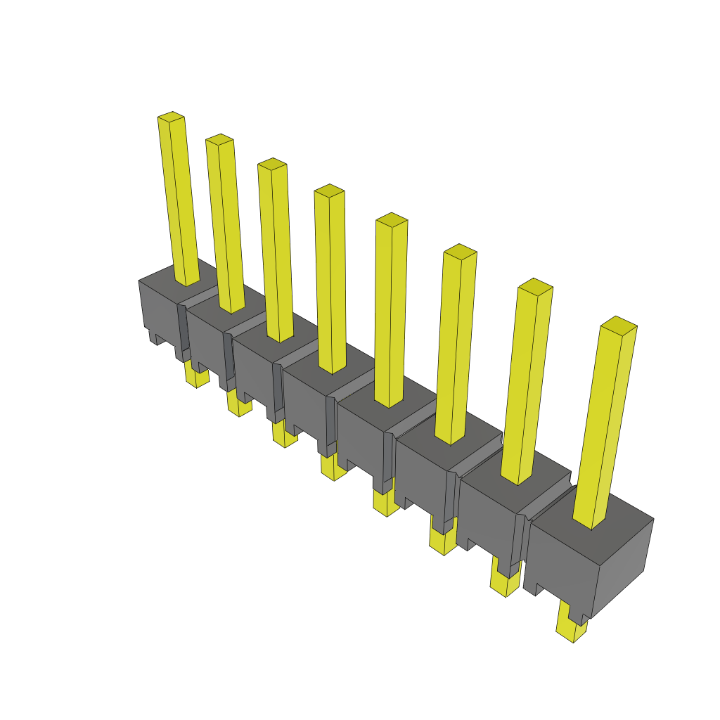 Headers & Wire Housings MTSW-108-07-S-S-250 by Samtec