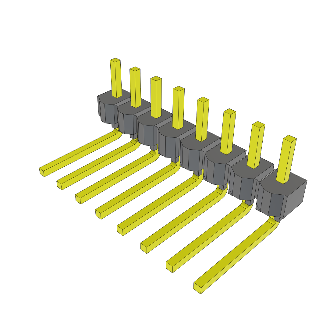 Headers & Wire Housings MTSW-108-22-T-S-140-RA by Samtec