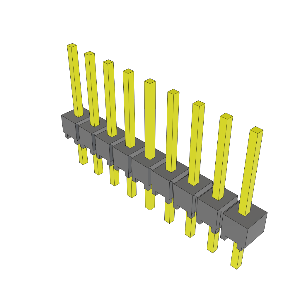 Headers & Wire Housings MTSW-109-08-S-S-295 by Samtec