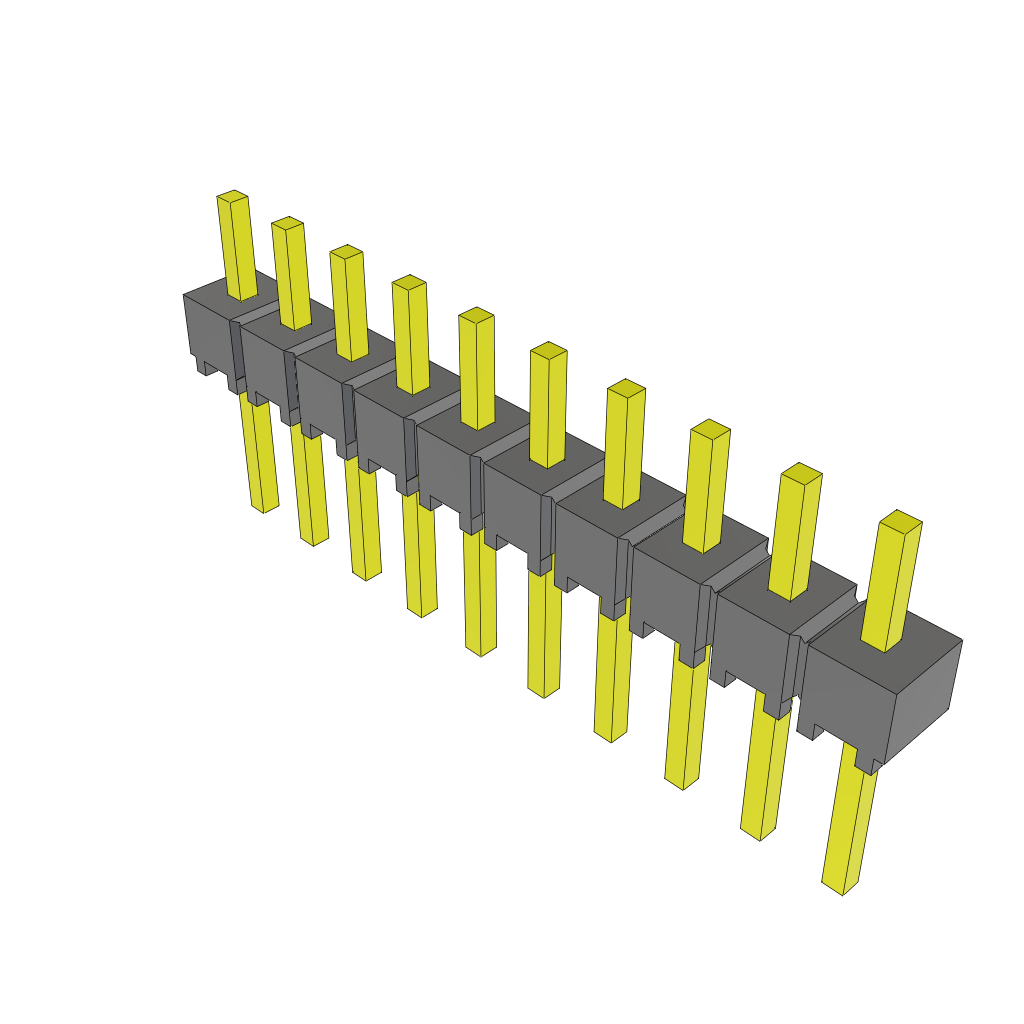 Headers & Wire Housings MTSW-110-07-S-S-125 by Samtec
