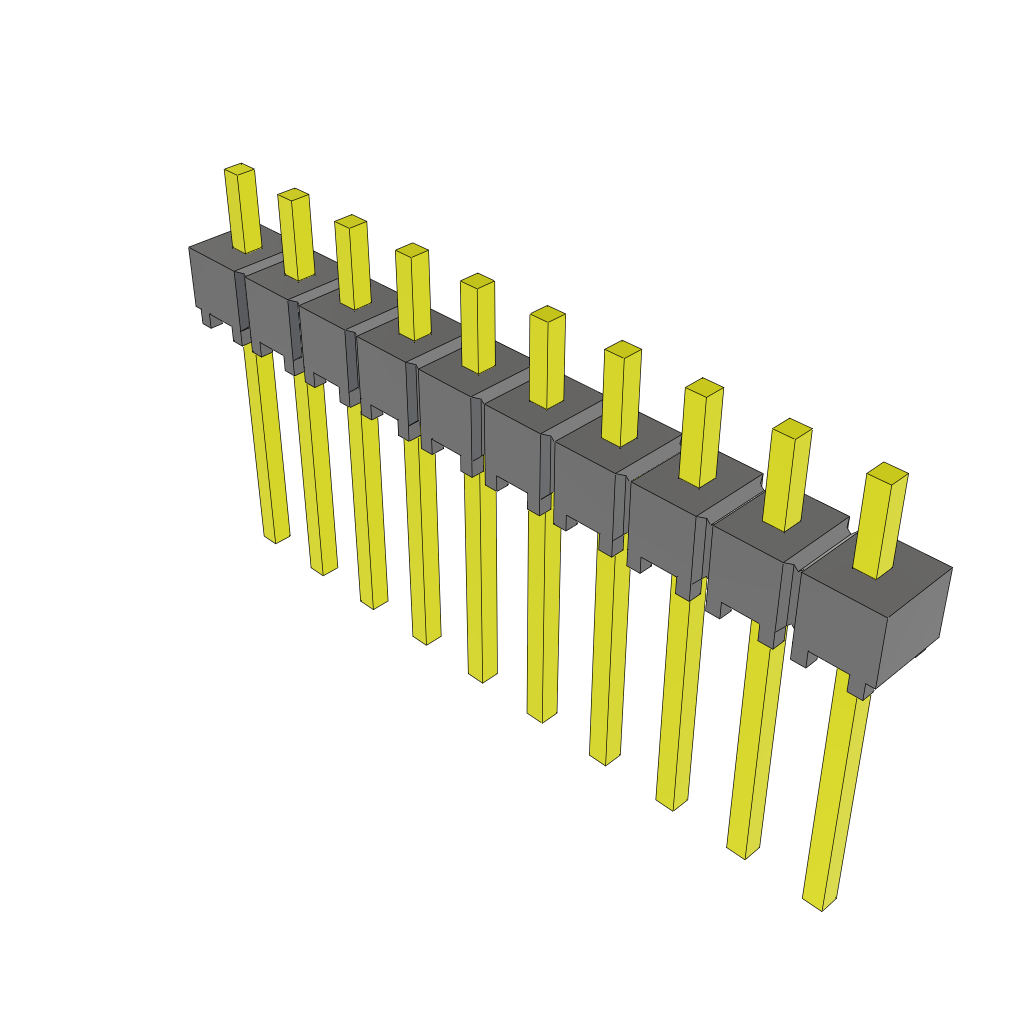 All Parts Power Products Batteries and Accessories Accessories Battery Housings-Cradles MTSW-110-08-S-S-100 by Samtec