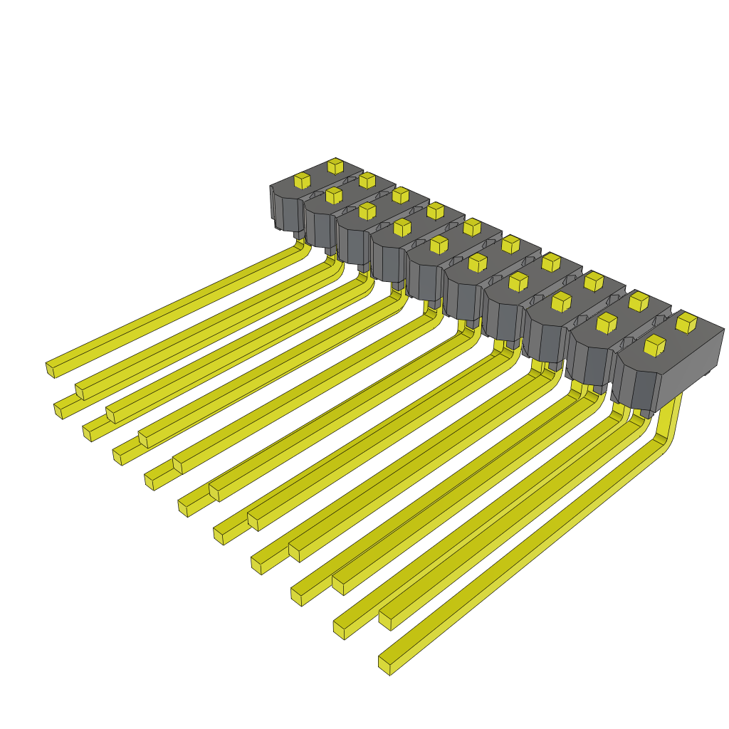 MTSW-110-10-T-D-024-RA by Samtec