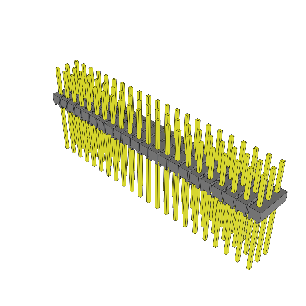 Headers & Wire Housings MTSW-122-10-G-T-250 by Samtec