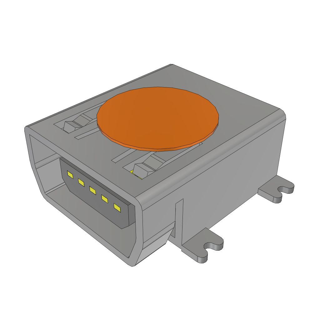 All Parts Connectors MUSB-05-F-AB-SM-A-R-K by Samtec