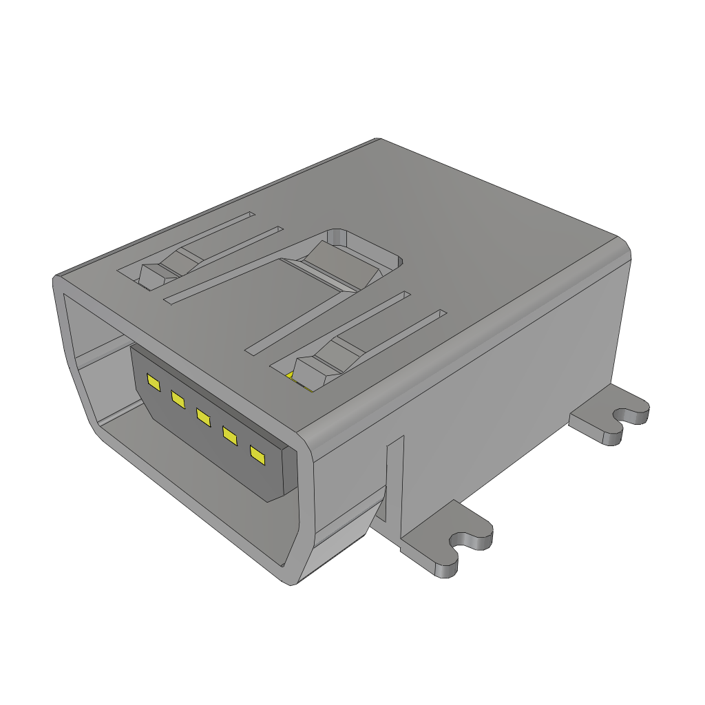 All Parts Connectors MUSB-05-F-AB-SM-A-R-TR by Samtec