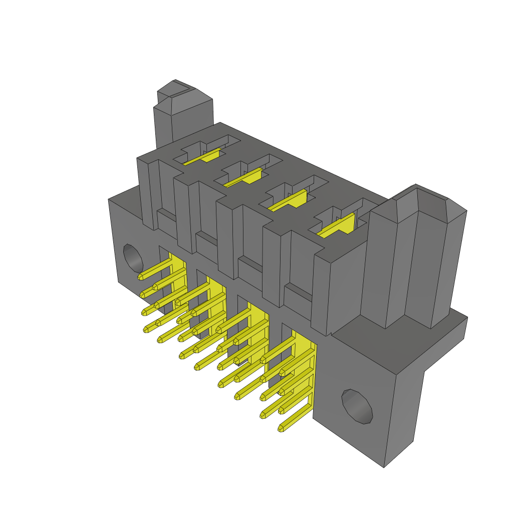 All Parts Connectors PES-04-02-S-RA-SD by Samtec