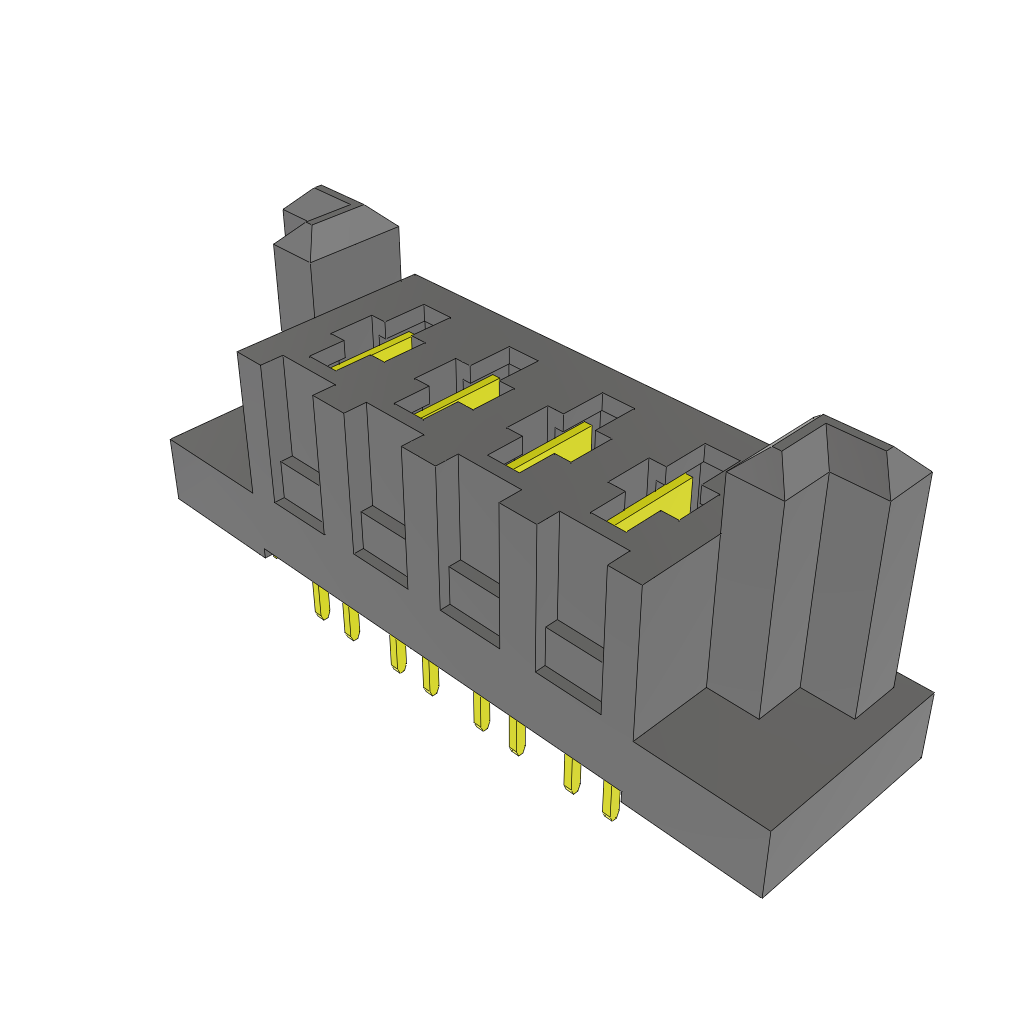 All Parts Connectors PC Board Board to Board PES-04-02-S-VT-LC by Samtec