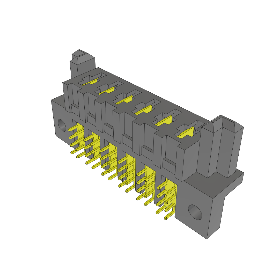 All Parts Connectors PC Board Board to Board PES-06-01-S-RA-SD by Samtec