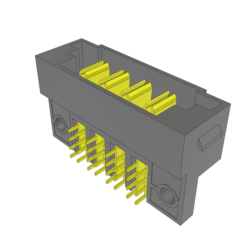 All Parts Connectors PET-04-01-S-RA-SD by Samtec