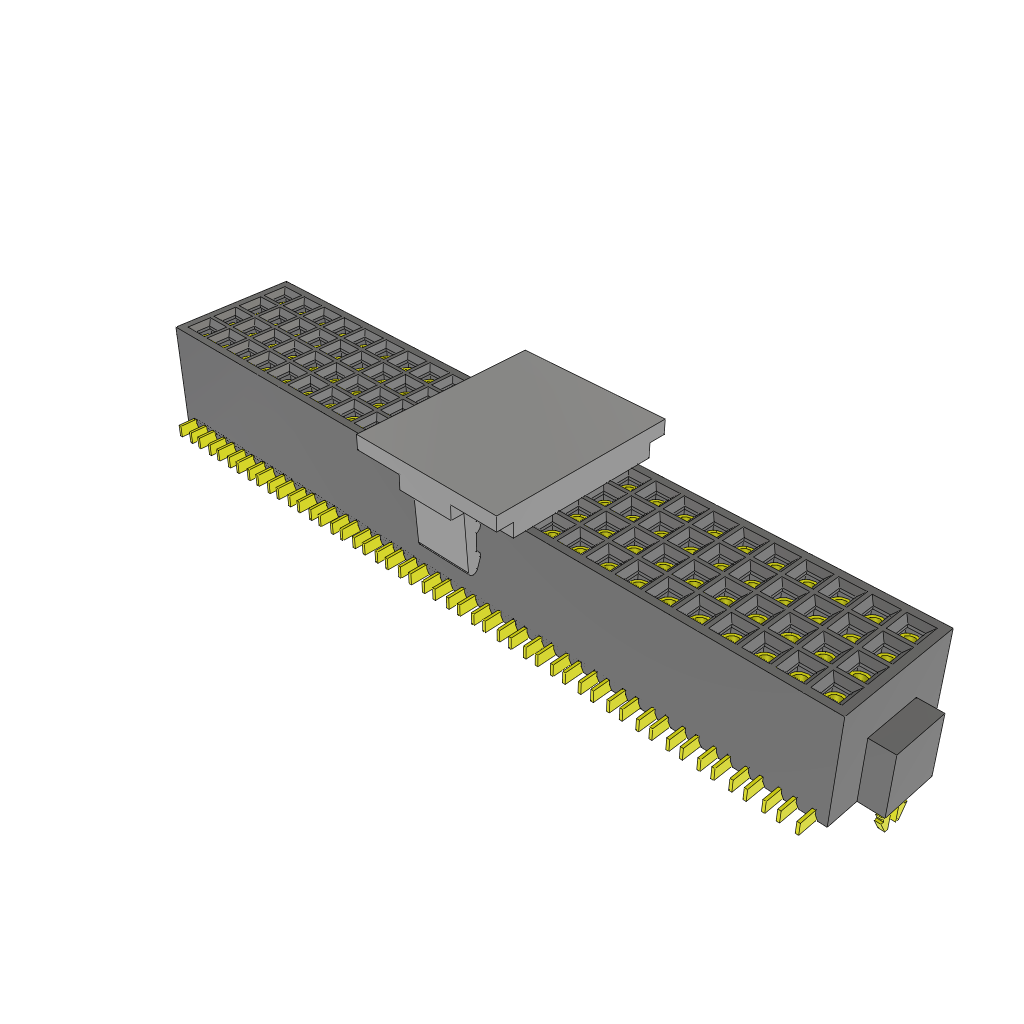 Board to Board & Mezzanine Connectors ROLC-125-02-S-Q-LC-P-TR by Samtec