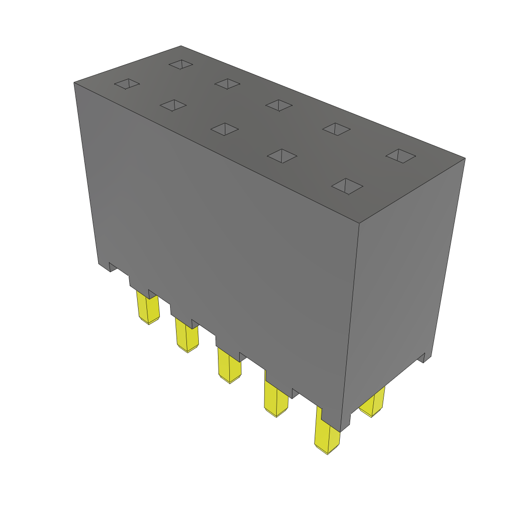 All Parts Connectors BTB Connectors SQT-105-01-G-D by Samtec