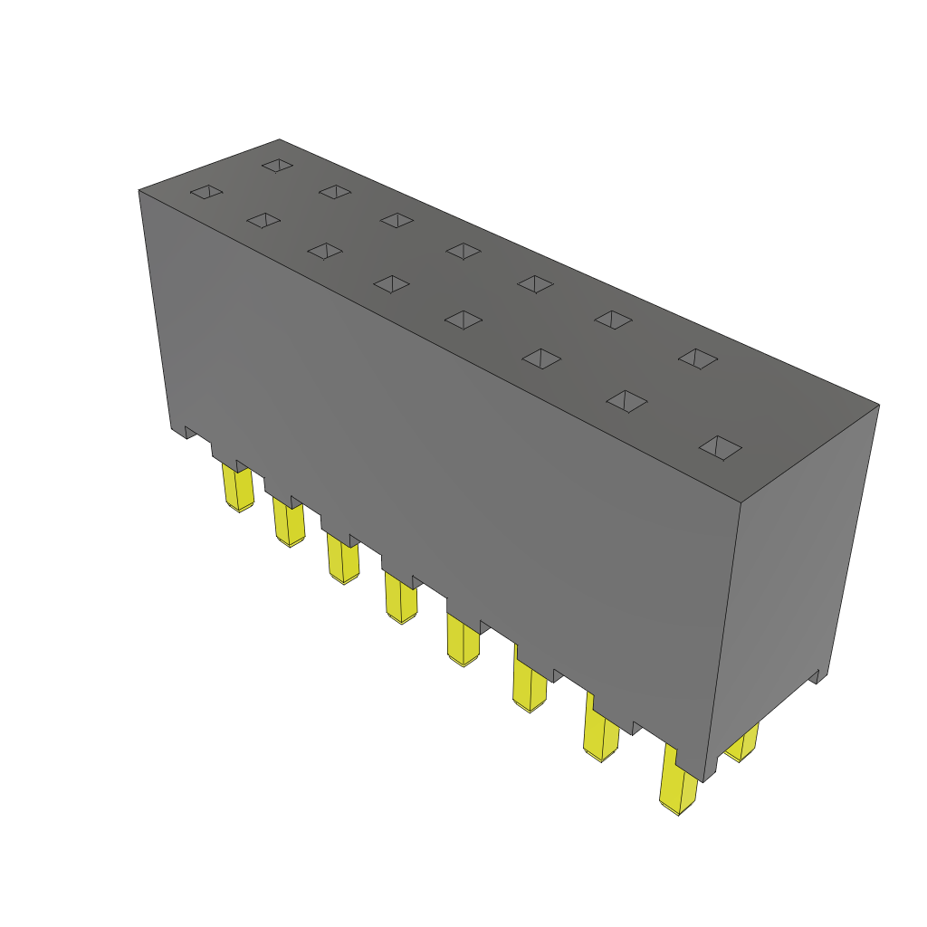 All Parts Connectors BTB Connectors SQT-108-01-L-D-002 by Samtec