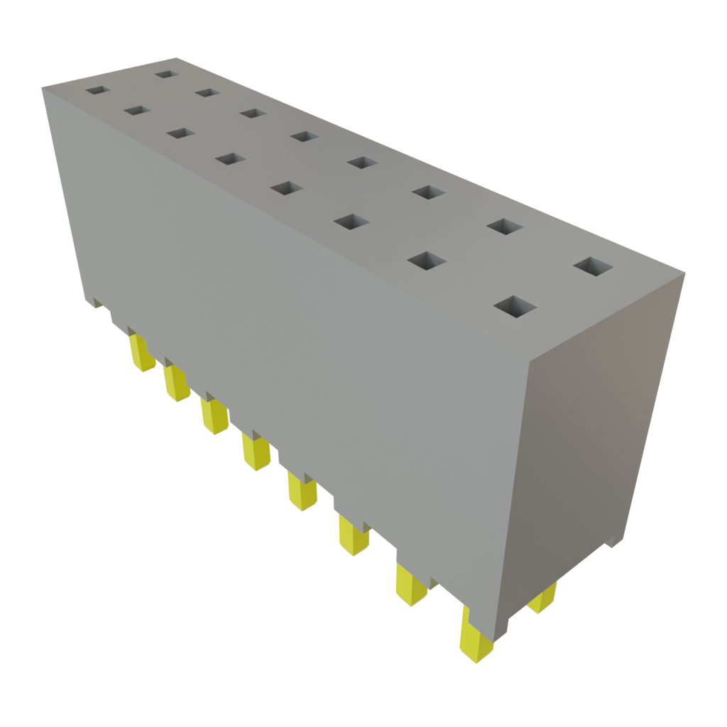 All Parts Power Products Batteries and Accessories Accessories Battery Housings-Cradles SQT-108-01-L-D by Samtec