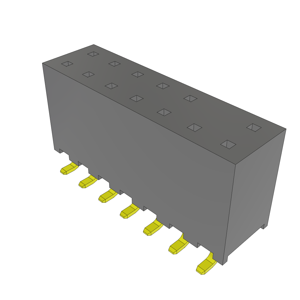 All Parts Connectors BTB Connectors SQW-107-01-L-D-VS-004 by Samtec