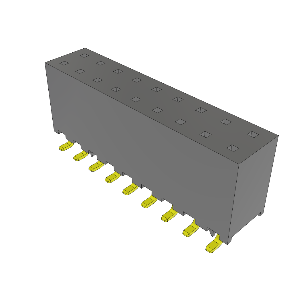 All Parts Connectors BTB Connectors SQW-109-01-L-D-VS-LC by Samtec