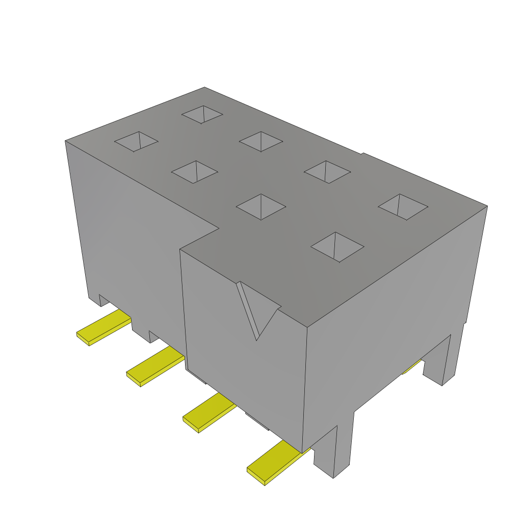 All Parts Connectors BTB Connectors S2M-104-02-F-D-TR by Samtec