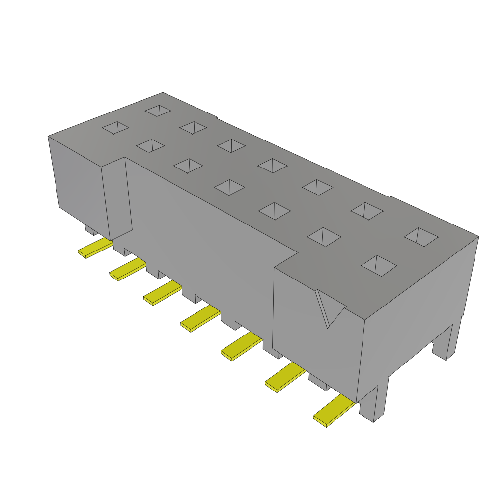 All Parts Connectors BTB Connectors S2M-107-02-L-D-LC by Samtec