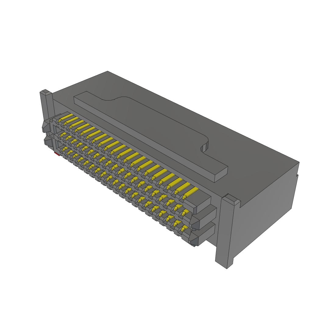 All Parts Connectors Smart Card Connectors SEAM-20-01-S-06-2-RA-TR by Samtec