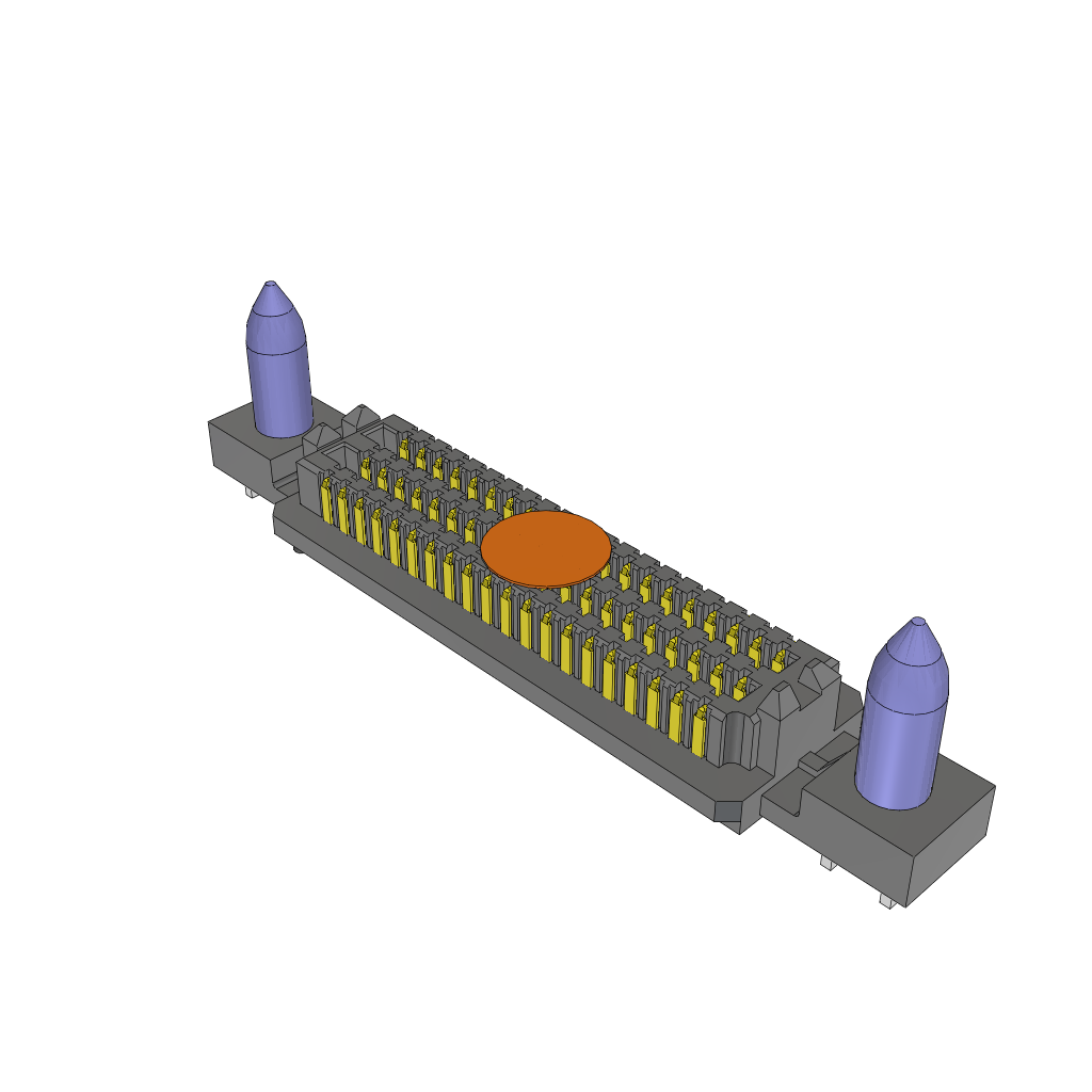 All Parts Connectors Backplane Connectors Hard Metric Connectors SEAM-20-02.0-S-06-1-A-GP-K-TR by Samtec