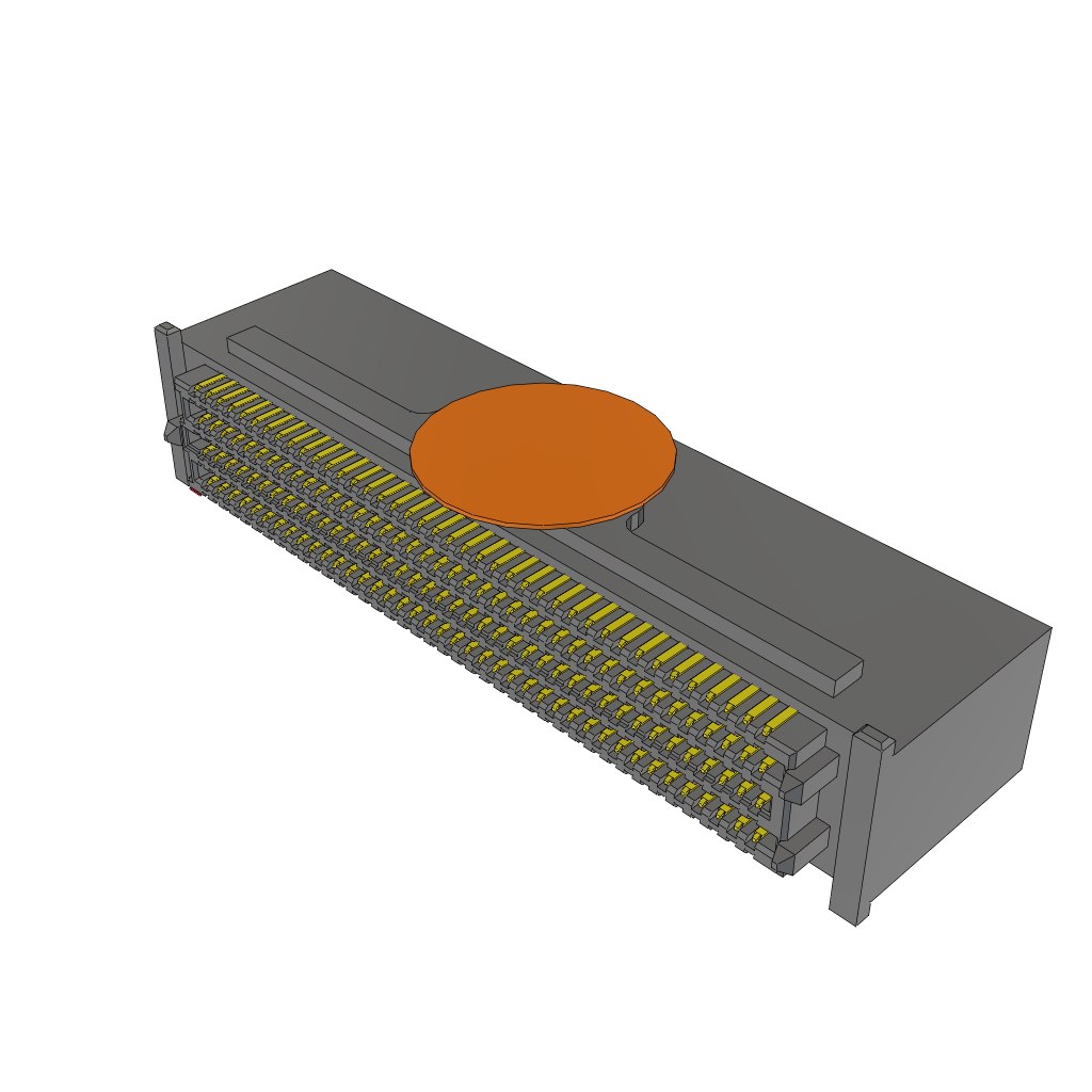 All Parts Connectors Smart Card Connectors SEAM-40-01-L-08-2-RA-K-TR by Samtec