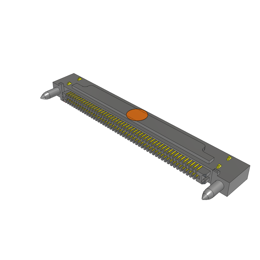 All Parts Connectors Smart Card Connectors SEAM-50-01-L-04-2-RA-GP-K-TR by Samtec