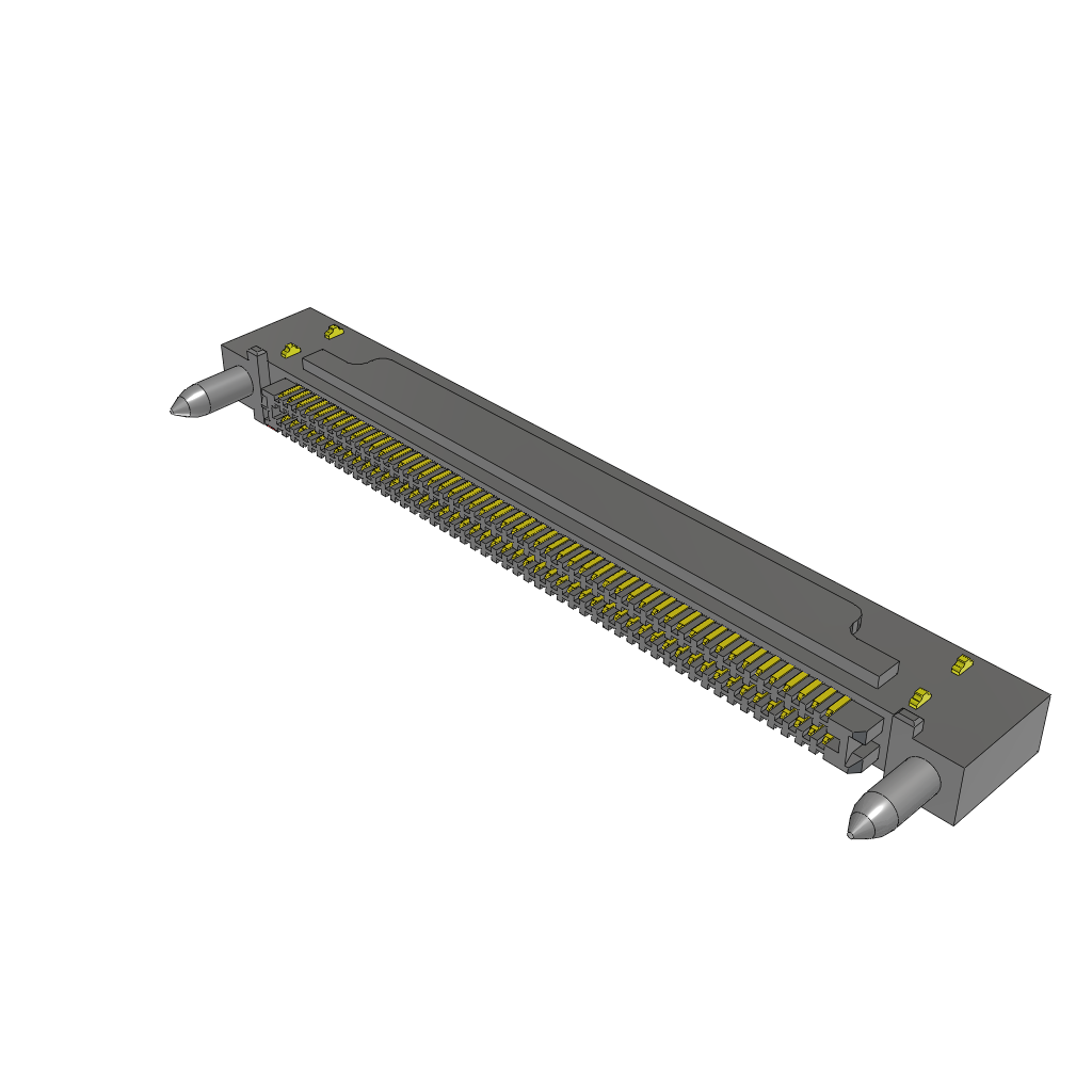 All Parts Connectors Smart Card Connectors SEAM-50-01-L-04-2-RA-GP-TR by Samtec