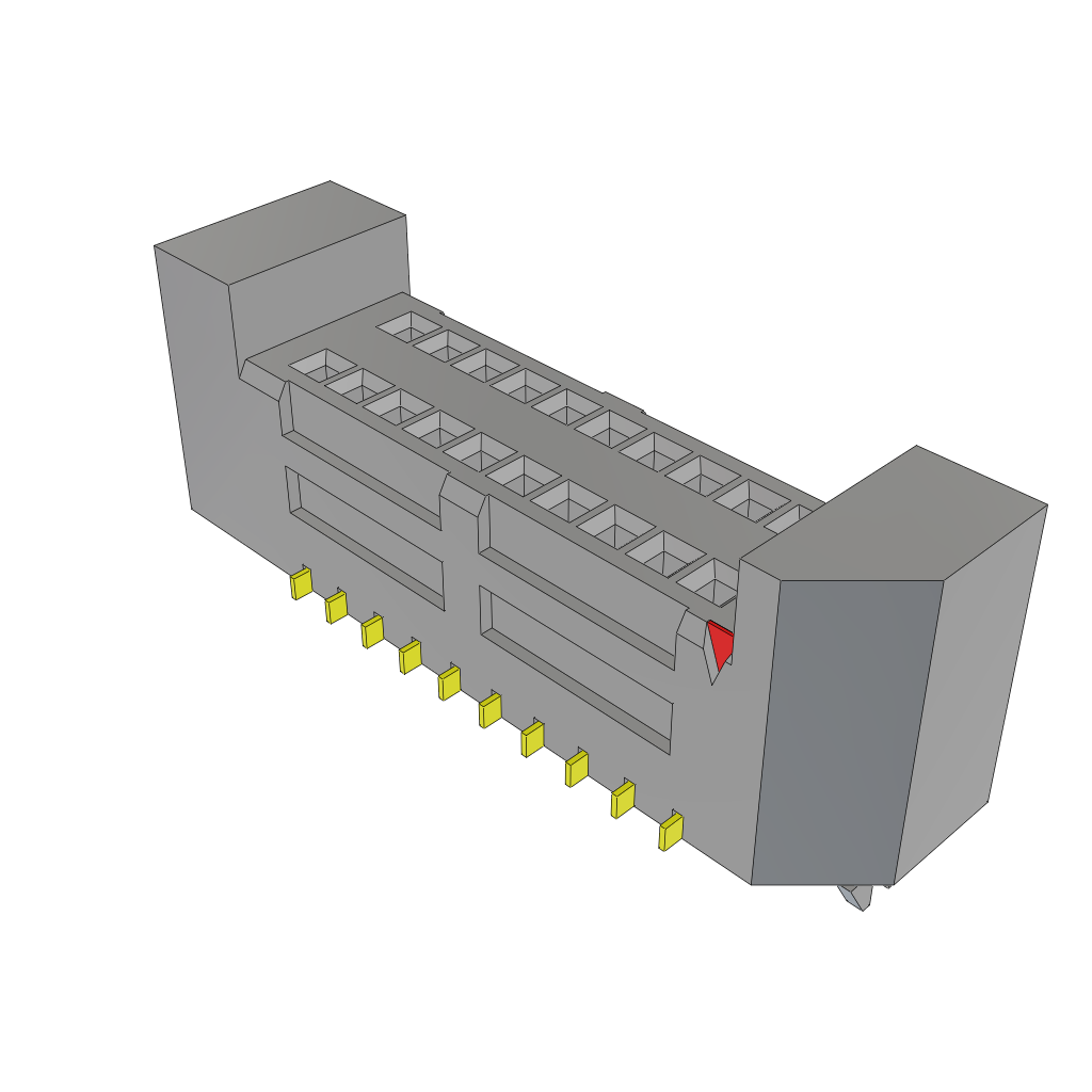 All Parts Connectors rugged connector SEM-110-02-03.0-FG-D-LC by Samtec