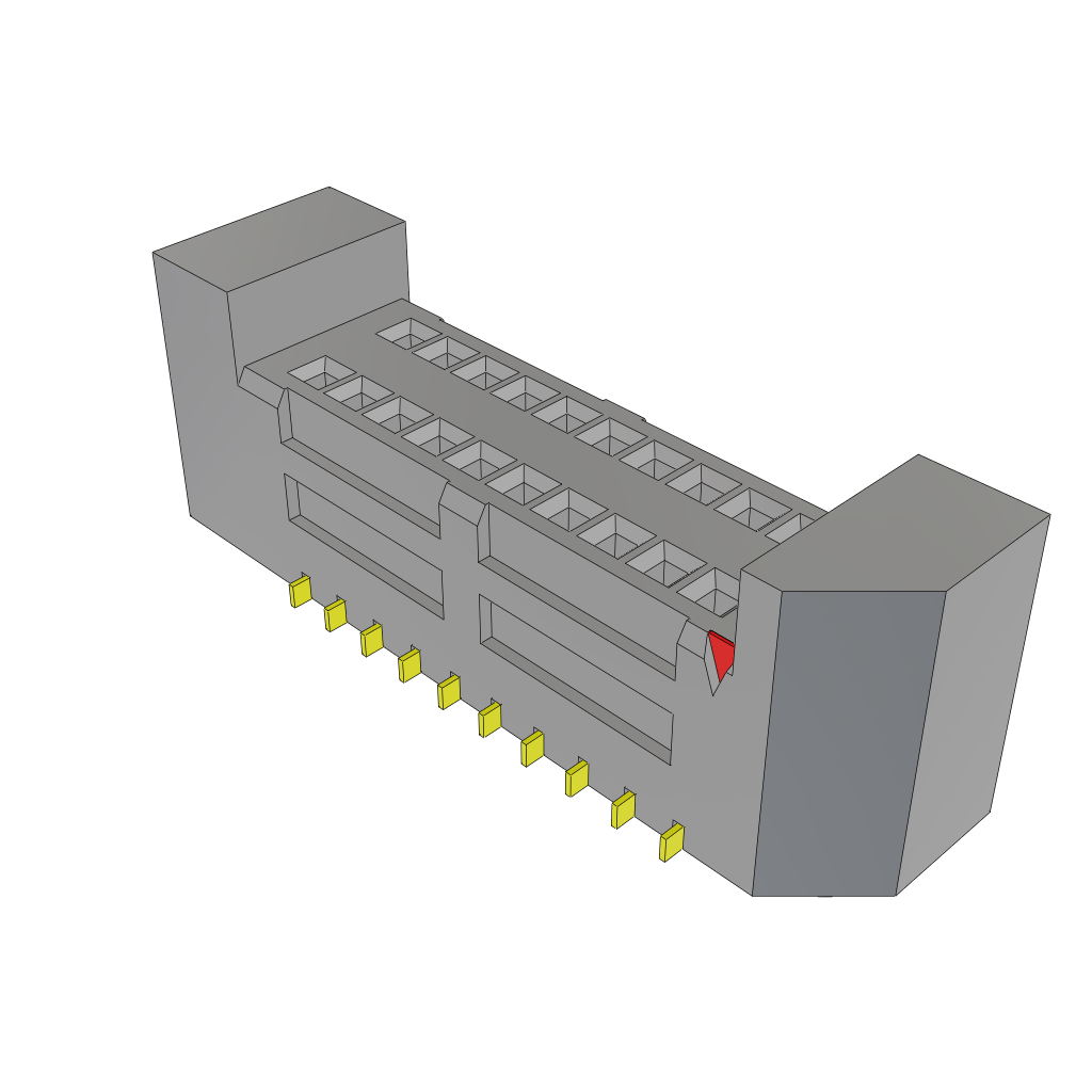 All Parts Connectors rugged connector SEM-110-02-03.0-G-D-A by Samtec