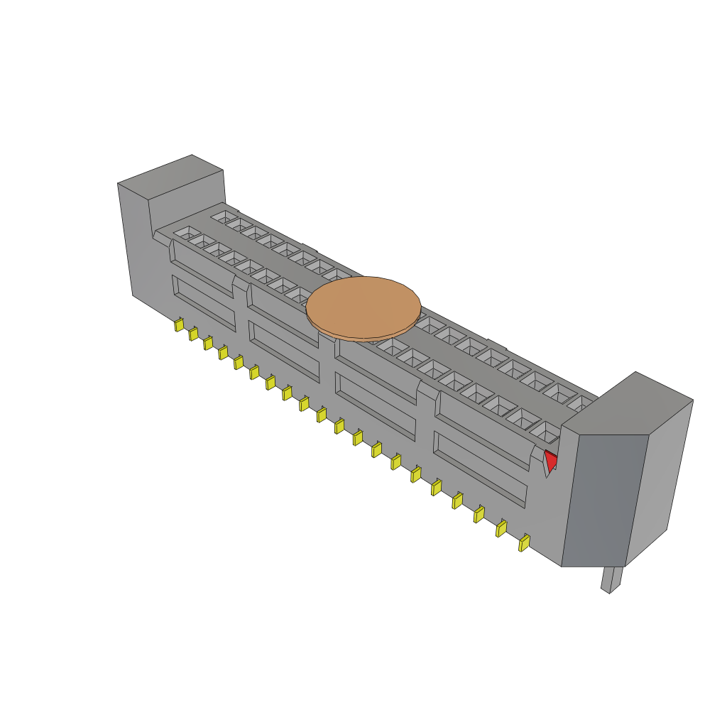 All Parts Connectors rugged connector SEM-120-02-03.0-FG-D-WT-K by Samtec