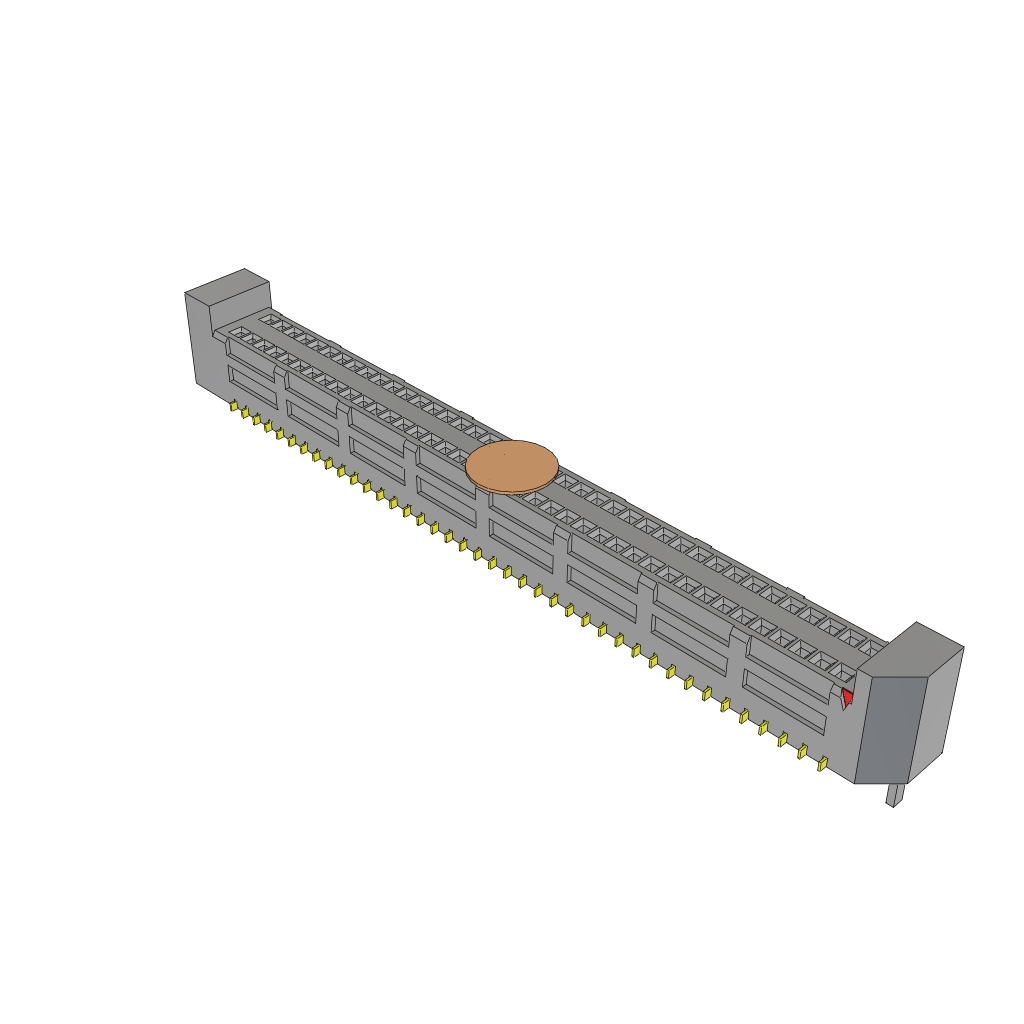 All Parts Connectors rugged connector SEM-140-02-03.0-FG-D-WT-K by Samtec