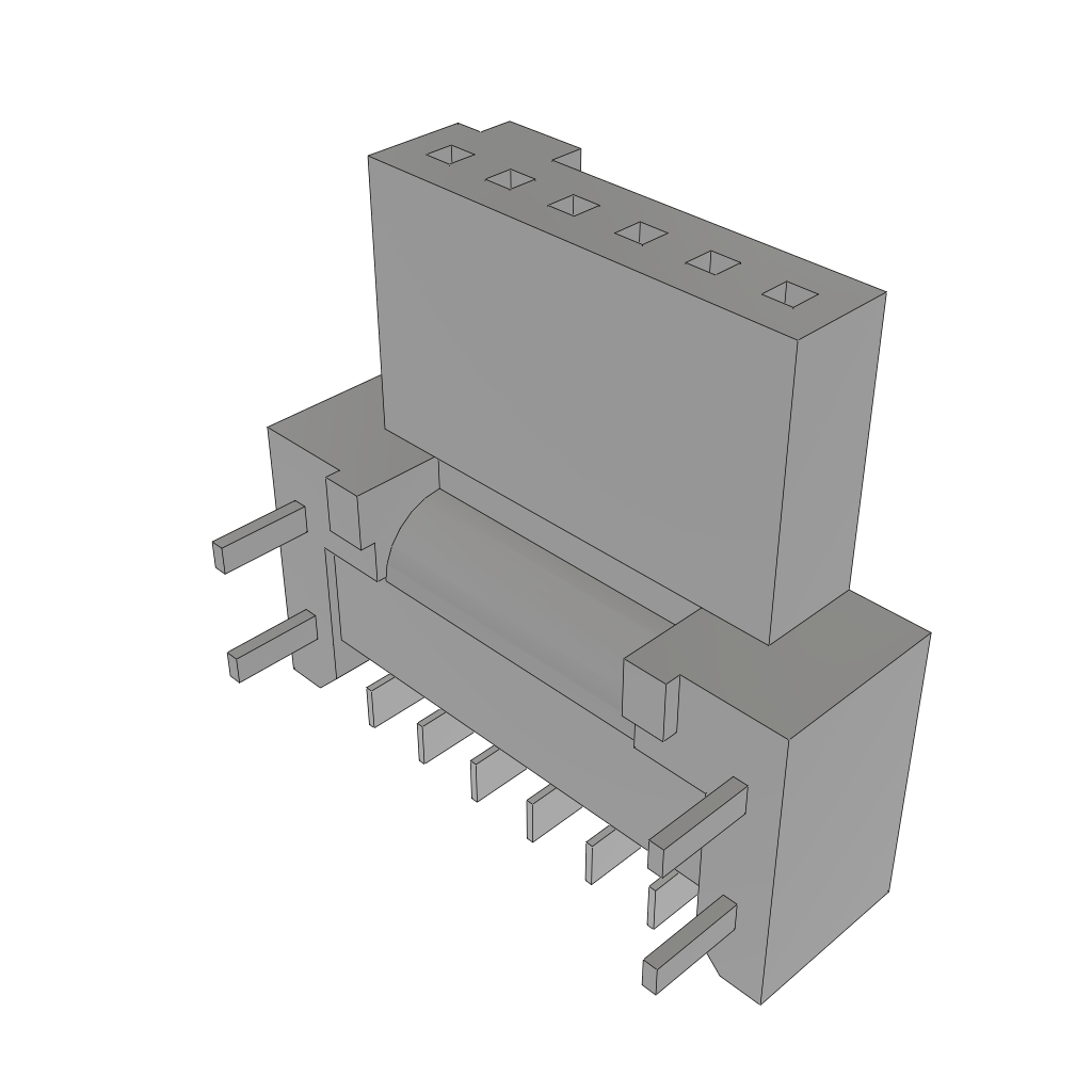 All Parts Connectors rugged connector SFM-106-02-L-SH-TR by Samtec