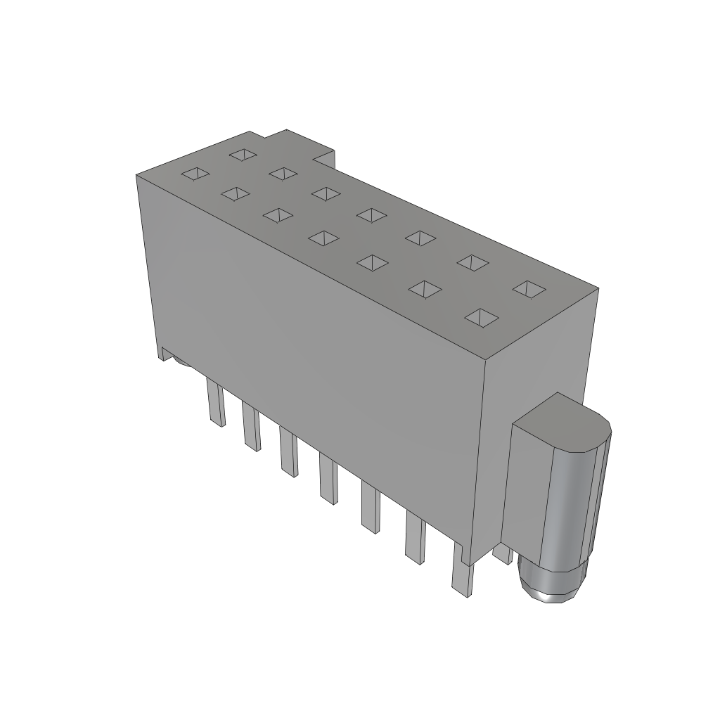 All Parts Connectors rugged connector SFM-107-03-S-D-A by Samtec