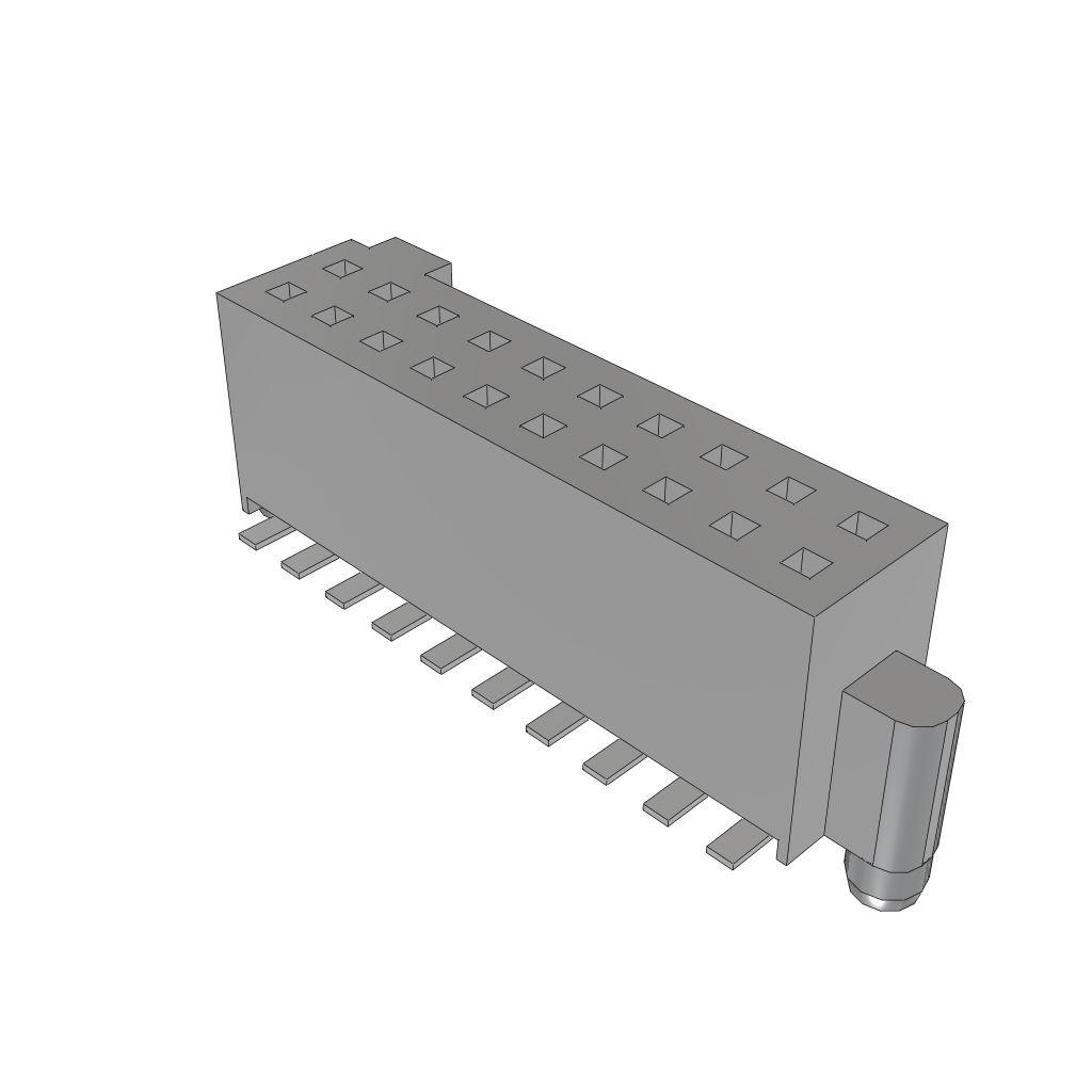 All Parts Connectors rugged connector SFM-110-02-STL-D-A by Samtec