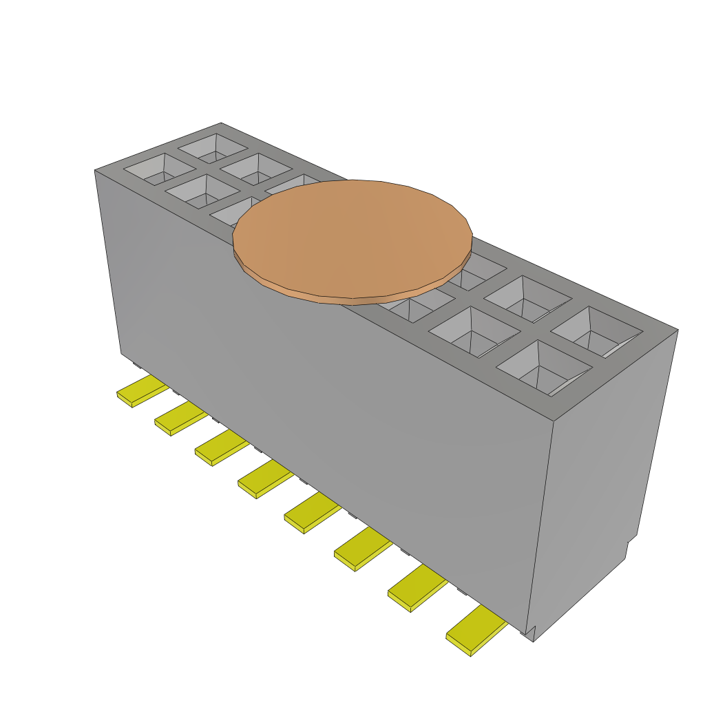 All Parts Connectors rugged connector SFMC-108-L2-S-D-K-TR by Samtec