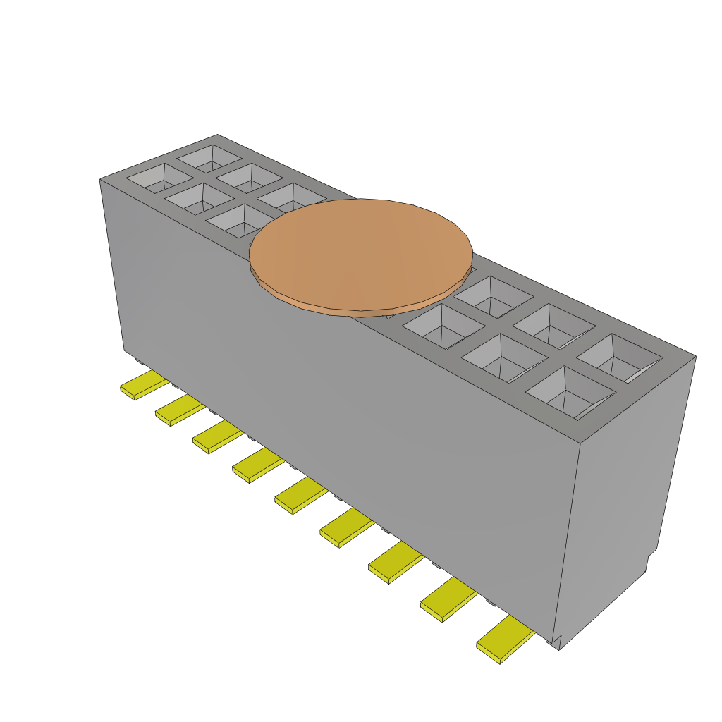 All Parts Connectors rugged connector SFMC-109-T2-S-D-K-TR by Samtec
