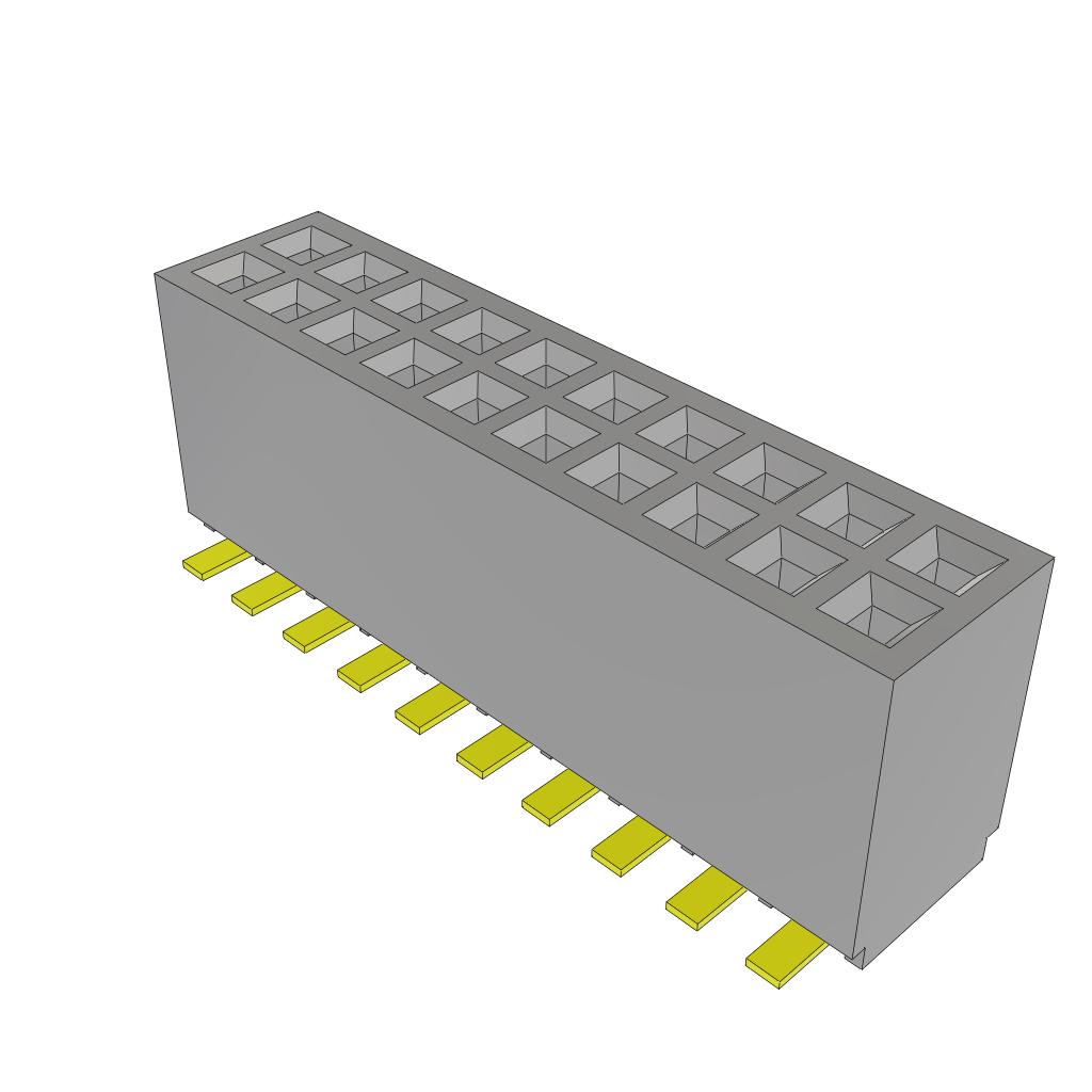 All Parts Connectors rugged connector SFMC-110-02-S-D-TR by Samtec