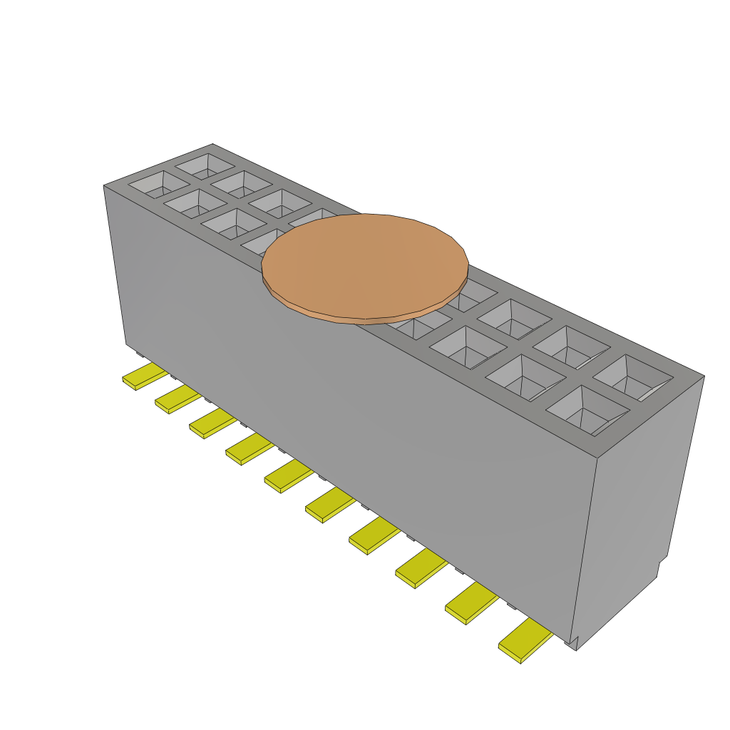 All Parts Connectors rugged connector SFMC-110-T2-L-D-K-TR by Samtec