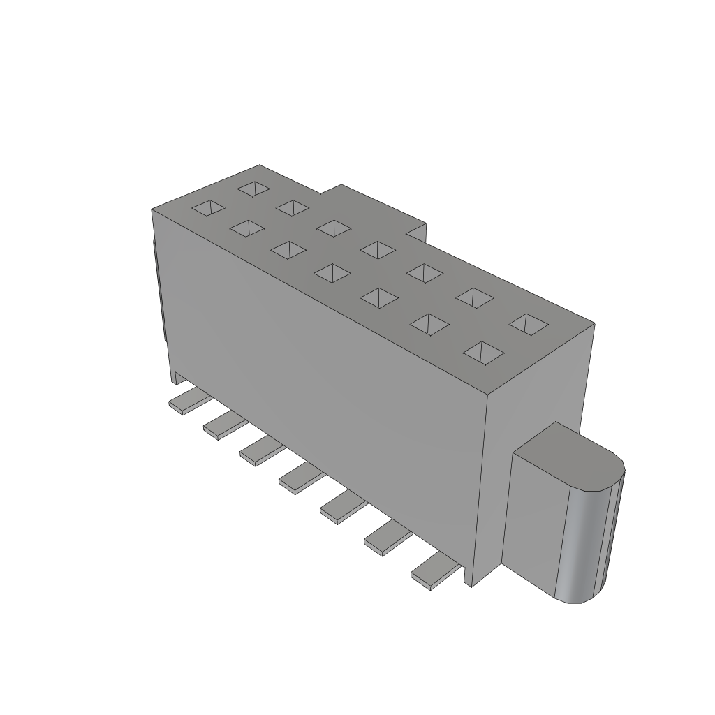 All Parts Connectors rugged connector SFML-107-02-S-D by Samtec