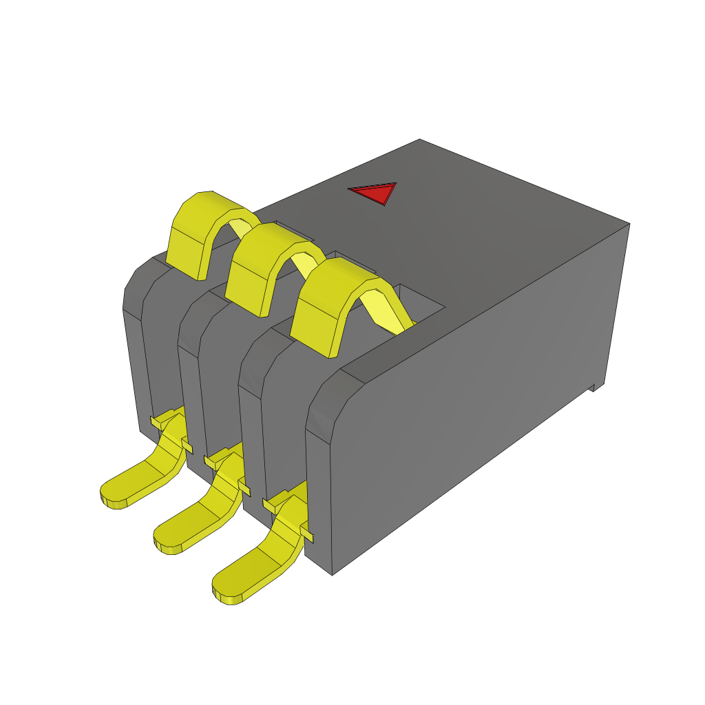 All Parts Connectors Smart Card Connectors SIBF-03-F-S-AB by Samtec