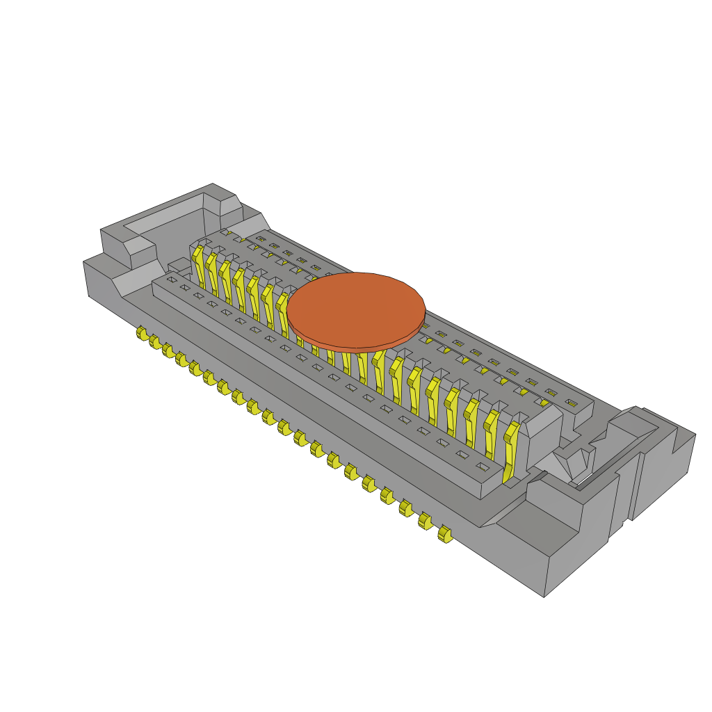 All Parts Connectors Backplane Connectors Hard Metric Connectors SLH-020-1.50-G-D-A-K-FR by Samtec