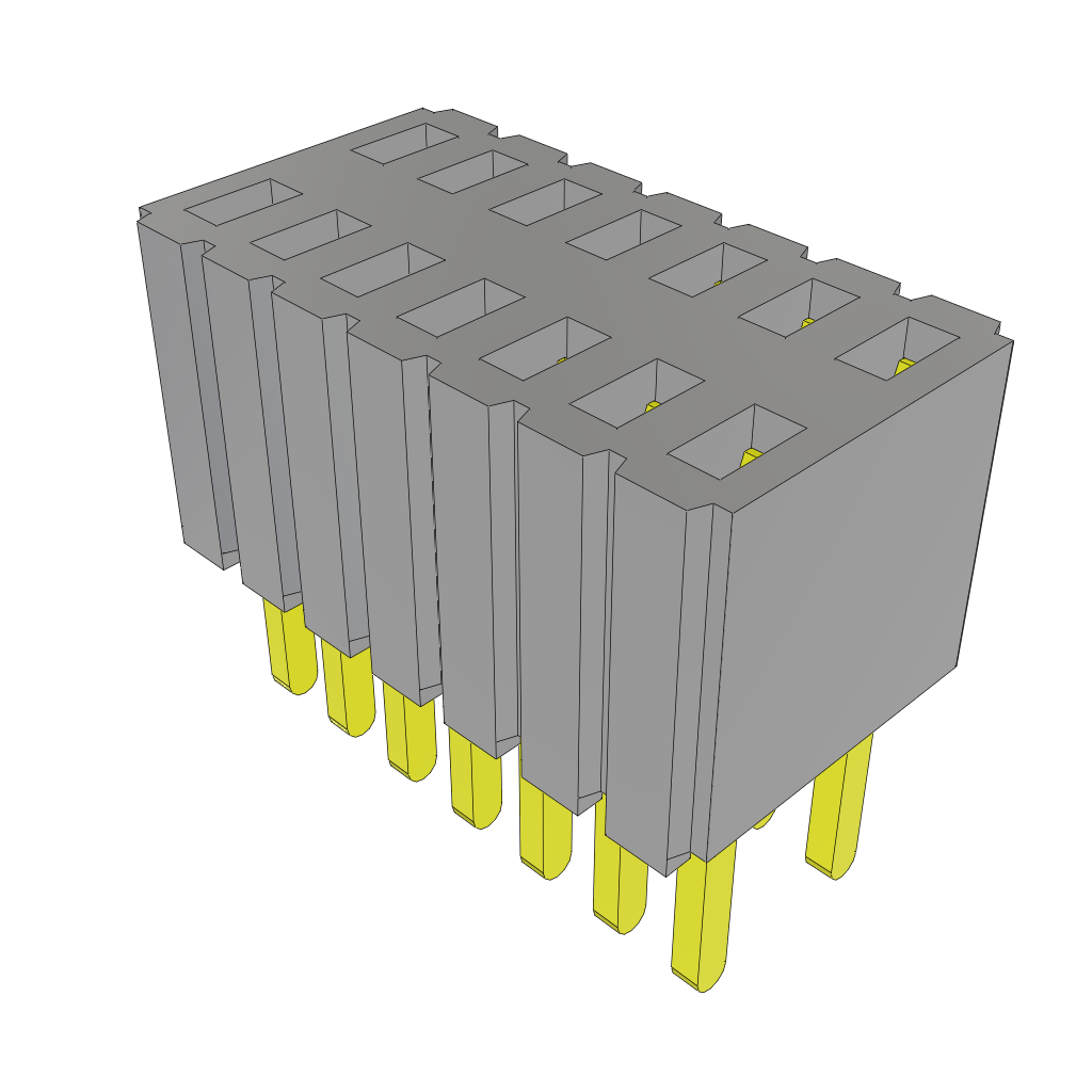 All Parts Power Products Batteries and Accessories Accessories Battery Housings-Cradles SLM-107-01-L-D by Samtec